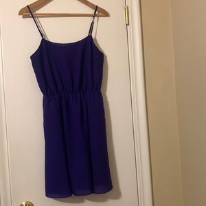 J.Crew Factory Purple Dress Size 4 with Pockets